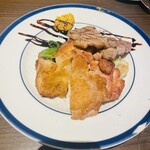 Trattoria Quarto - 鶏肉&豚肩肉のグリル