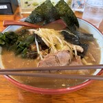 Tsubaki Ramen Shoppu - みそ野菜ラーメン、中盛り、1,000円＋100円。