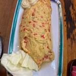 立ち呑み 庶民 京橋店 - だしオムレツ紅生姜300円