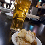 先ずは、ビールで乾杯☆
          