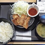 Matsunoya - ムートート “タイ風豚バラ唐揚げ” 定食（ライス大盛り）
