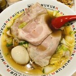 どうとんぼり神座 - 小チャーシュー煮卵ラーメン：1,140円