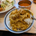 Dataru - 白飯には、チキンカレーをぶっ掛けで頂きましょ…