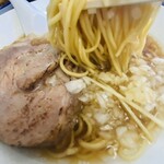 でんでん - 麺は細ストレート麺です。