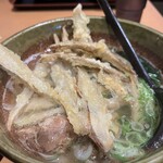 大地のうどん - 肉・ゴボウ天うどん