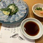 Torafugu Semmon Fugu Nakamata - てっさとあん肝ポン酢