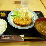 おうちcafe - 豆腐つくねバーグ定食