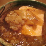 煮込みや まる。 - 肉豆腐（醤油）　