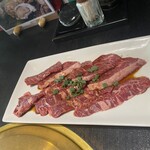 焼肉 道海山 - 特上ハラミと上ハラミ