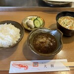 天ぷら 大樹 - 天ぷら定食並盛 税込み2700円