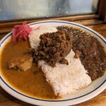 CURRY SHOP くじら - ３種盛り