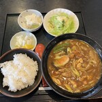 Inabaya - カレー南蛮蕎麦セット　970円税込