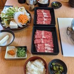 しゃぶしゃぶすき焼どん亭 - 相方と２人でランチ♪