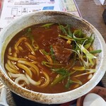 うどん専門店 八間蔵 - すじカレーうどん（特上）コース（大盛）