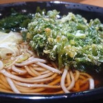 名代 富士そば - 春菊天ぷら ¥590