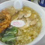 白浜屋 - 140212新潟　白浜屋　らうめん＋唐揚げ1個=700円