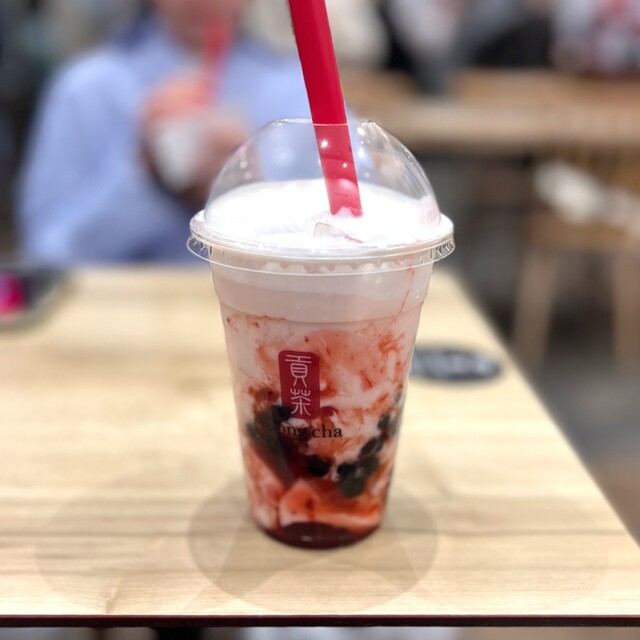 ゴンチャの飲みかけ ゴンチャ りんくうプレミアム・アウトレット店 （Gong Cha