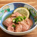 Fatty chicken liver sashimi