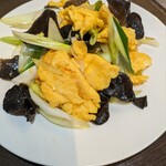 Hakumi Shokudou - ネギとキクラゲと卵炒め