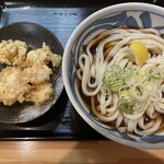 Teuchi Sanuki Udon Kouka - 冷やぶっかけとり天 おろし抜き830