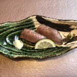 千成亭別館 華見 - 近江牛幽庵蒸とろ握り