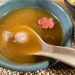 麺処 はら田 - (限定)鯛と桜の昆布水つけめん　1,500円