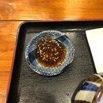 延喜 - 自家製ラー油てピリ辛に味変