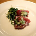 スガハラ - 勝浦 鰹 + おかひじき