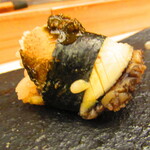 鮨処 凜 - おまかせ　１１０００円（税込）　握り-８　煮鮑・きものせ【２０２４年４月】