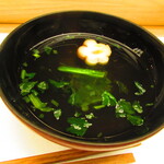 鮨処 凜 - おまかせ　１１０００円（税込）　椀物　お吸い物【２０２４年４月】