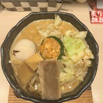 創作ラーメン STYLE林 - 鶏どろろ味噌ＤＸ（１３００円）