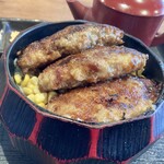 肉食家さんのハンバーグ にくきゅうグリル - 