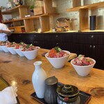 いわ志 - ずら～～～っと海鮮丼