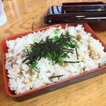 Kumahachi Chuukasoba - 特製鶏めし　　450円