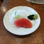 釜めし菜時記 さき亭 - コースのお刺身2切れ