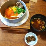 釜めし菜時記 さき亭 - コースの釜めし（鮭いくら親子）