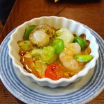 釜めし菜時記 さき亭 - コースの春野菜と海鮮のオーブン焼き