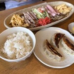 Sapporotei Kiaidake Hyutte - 冷し中華とセット餃子