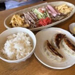 さっぽろ亭 きあい岳ヒュッテ - 冷し中華とセット餃子