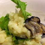 Bistroフルフル - カキのリゾット（バカウマ）（２０１４年２月）