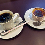 Bistroフルフル - クレームブリュレ ＆ コーヒー（２０１４年２月）