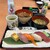 沼津魚がし鮨 - 料理写真:うな丼とお寿司のセット　美味しかった！