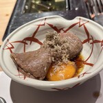 にく稲 - 大トロサーロインのトリュフヤキスキ