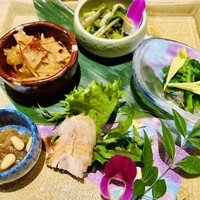 博多 鮨 桃の木 - 前菜はなんと中華