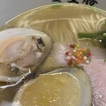 らぁめん登里勝 - 塩はまぐりラーメン