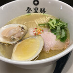 らぁめん登里勝 - 塩はまぐりラーメン