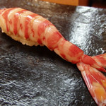 日本橋橘町　都寿司 - 車エビ(2014/1)