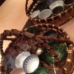 くろぎ - おちょこはこの中から選びます。