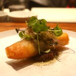 IZA - 穴子とサルシッチャのイタリアン春巻きアップ