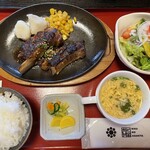 Shokurakutei Asahiya - スペアリブステーキ定食